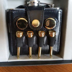 Golf Flask and Tee Set NWOT